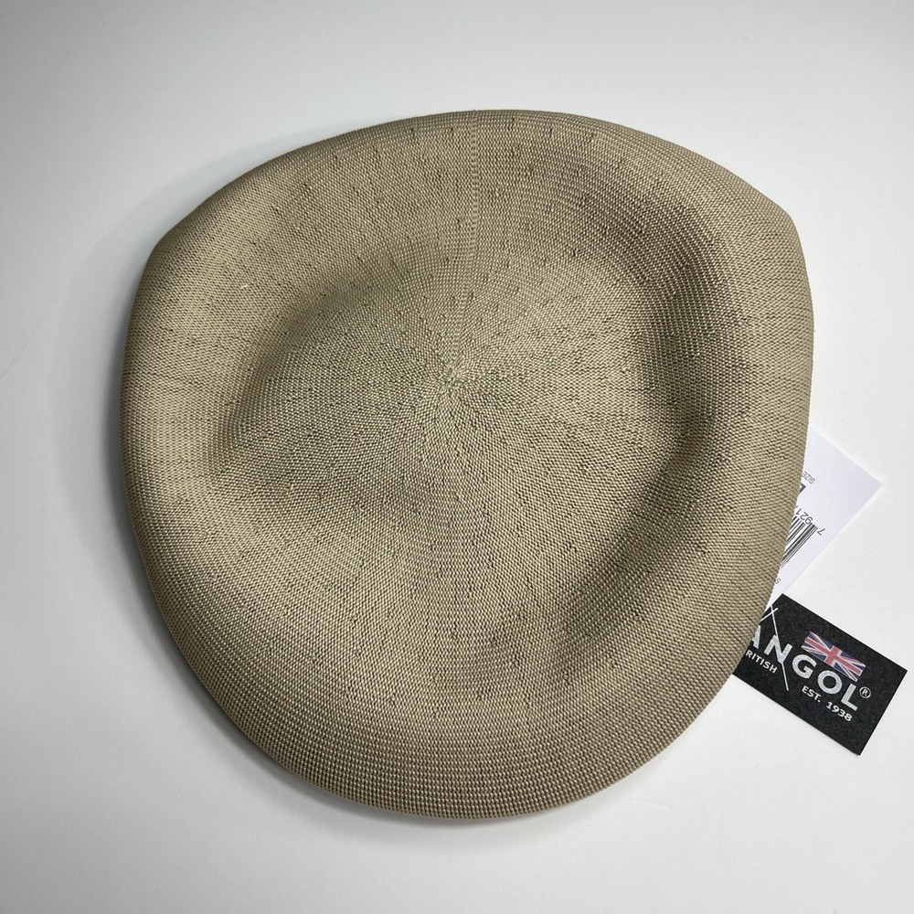 Kangol Tropic 504 Ventair Cap Unisex Large  Beige NEW